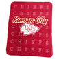 Kansas City Chiefs Classic Repeating Team Name Fleece Throw