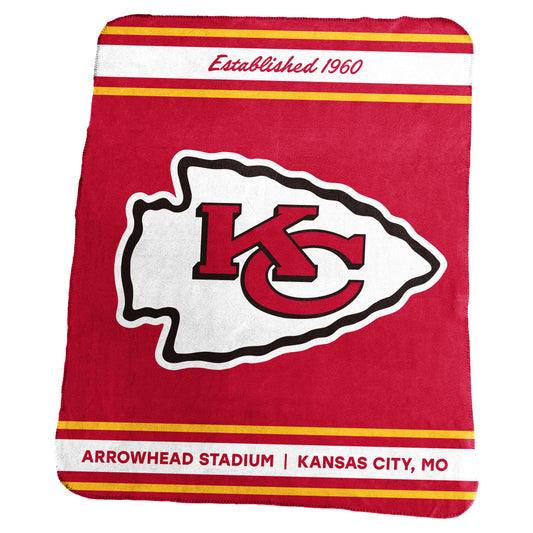 Kansas City Chiefs Stadium Classic Fleece Throw