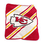Kansas City Chiefs Raschel Stripe Throw