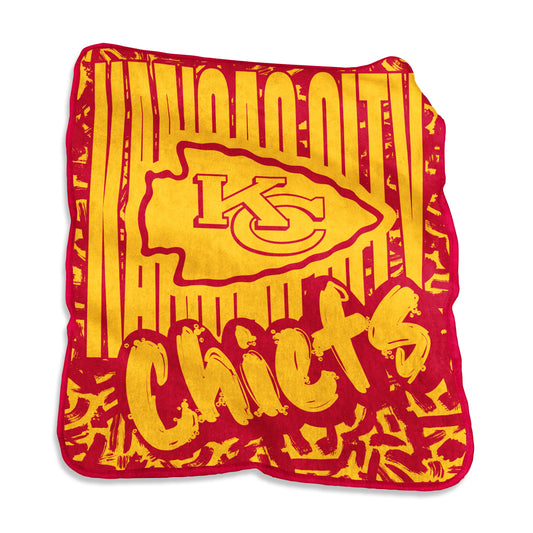 Kansas City Chiefs Raschel Dunhams 2025 Stroke Design Throw