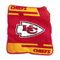 Kansas City Chiefs Raschel Double Stripe Throw