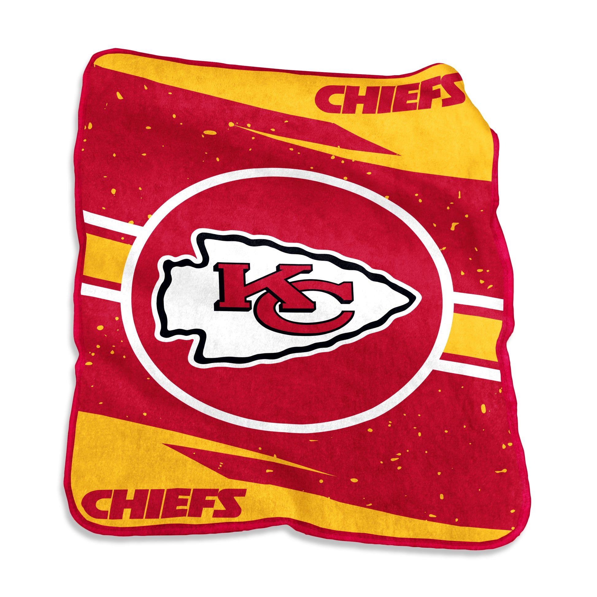 Kansas City Chiefs 60x80 Circle Raschel Blanket
