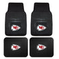 NFL - Kansas City Chiefs 4-pc Vinyl Car Mat Set