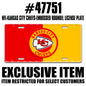 NFL - Kansas City Chiefs Embossed Roundel License Plate