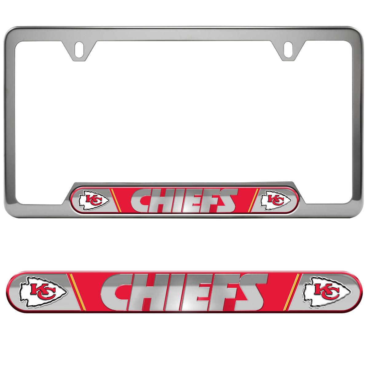 NFL - Kansas City Chiefs Embossed License Plate Frame