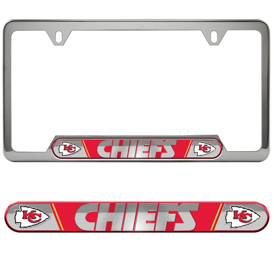 NFL - Kansas City Chiefs Embossed License Plate Frame