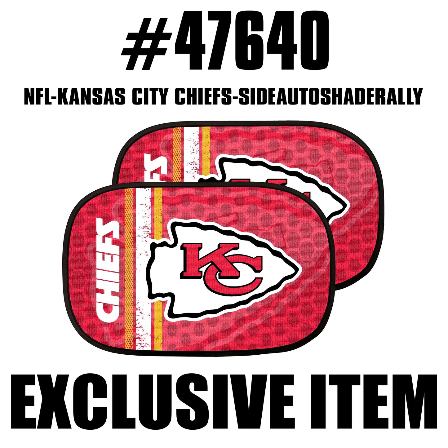 NFL - Kansas City Chiefs Side Auto Shade