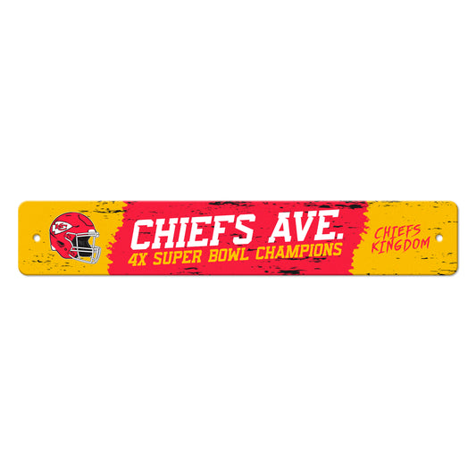 NFL - Kansas City Chiefs Sign Street Flat