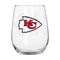 Kansas City Chiefs 16oz Satin Etch Curved Beverage Glass
