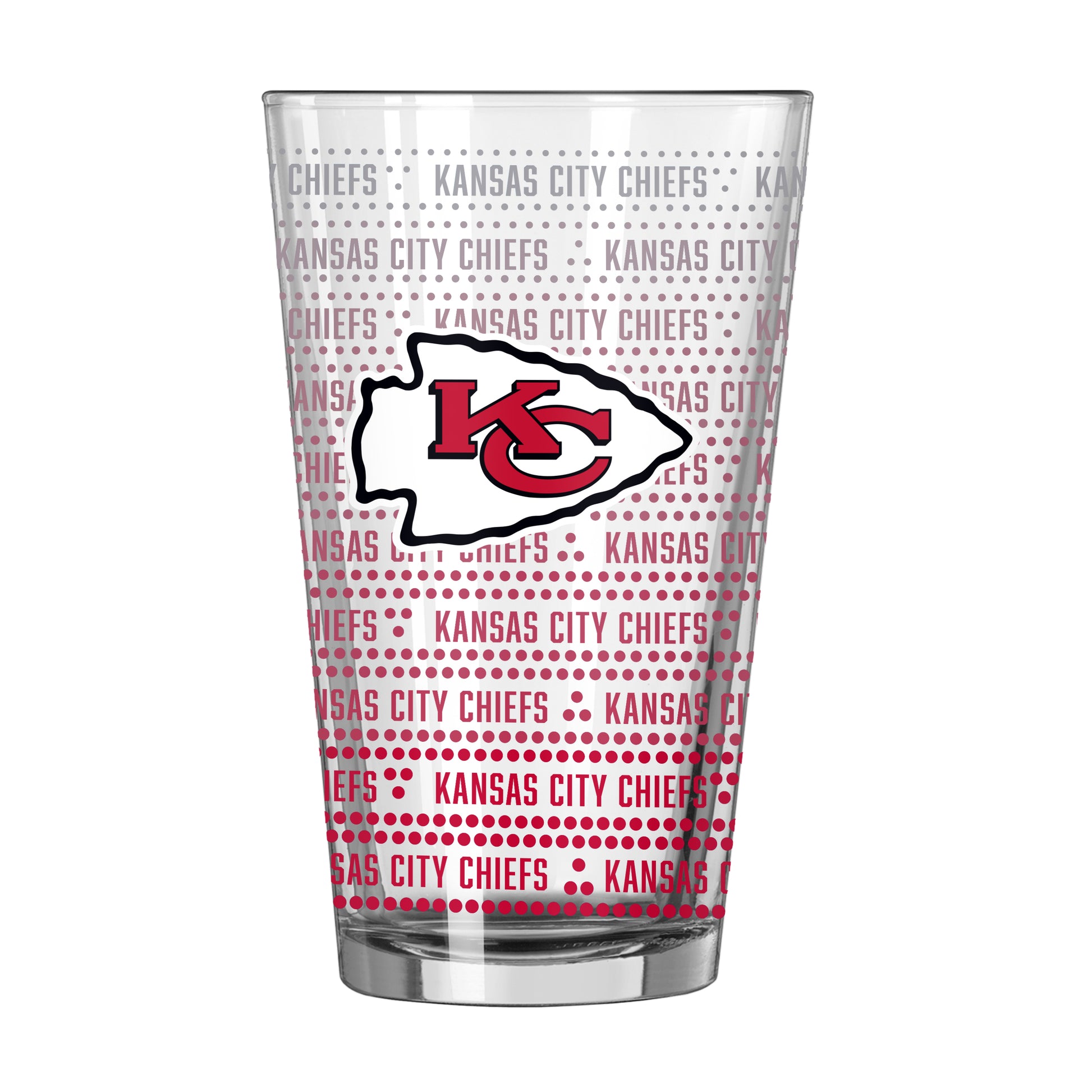 Kansas City Chiefs 16oz Chant Fade Pint Glass
