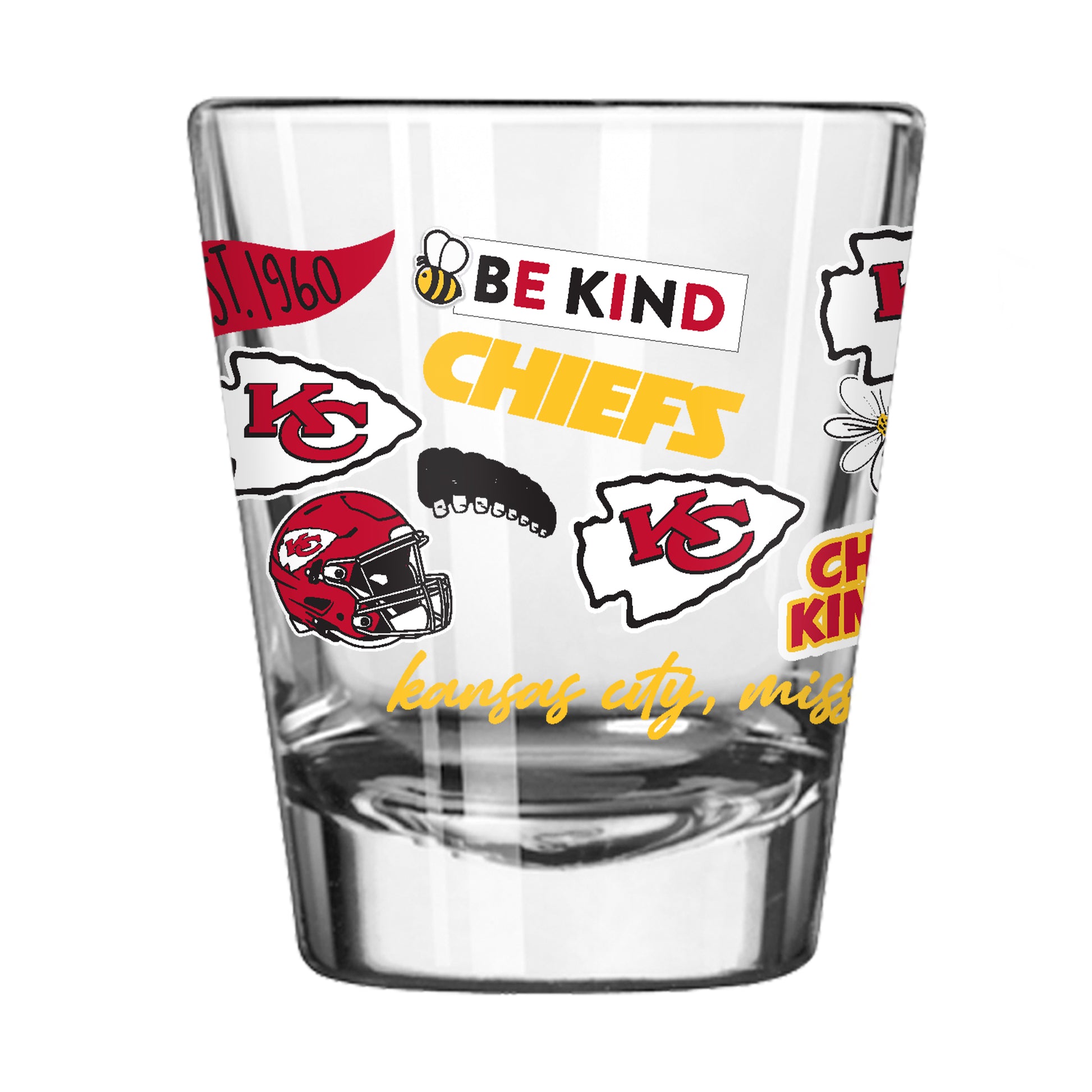 Kansas City Chiefs 2oz Native Shot Glass