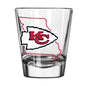 Kansas City Chiefs 2oz State Shot Glass