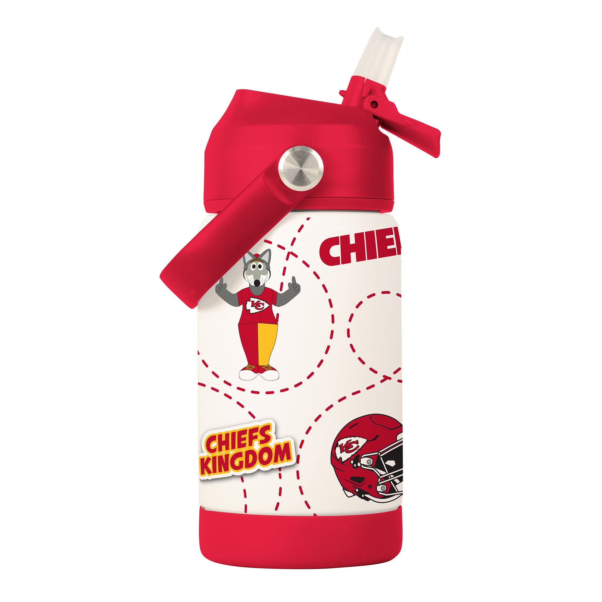 Kansas City Chiefs 12oz Mascot SS Kids Bottle