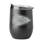 Kansas City Chiefs GunMetal 16oz Black Powder Curved Beverage