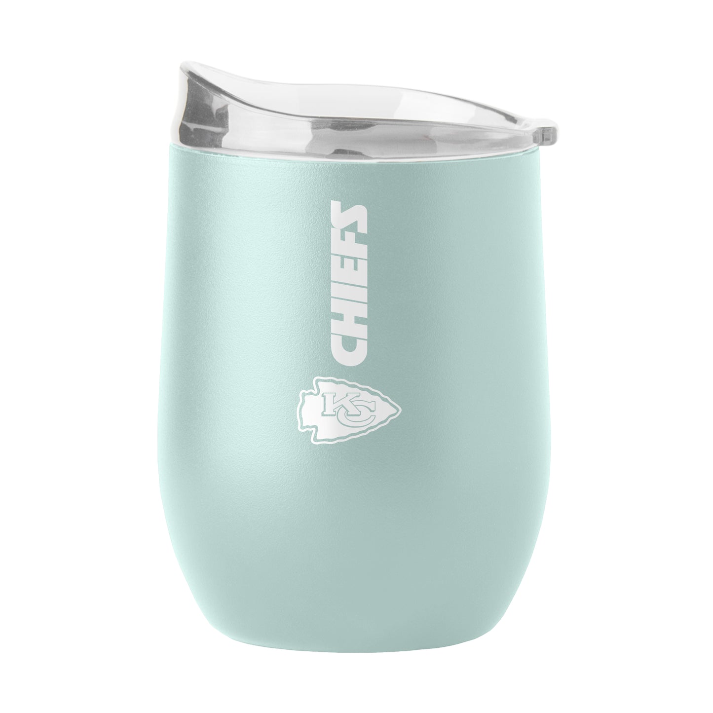Kansas City Chiefs 16oz Vertical Powder Coat Curved Beverage