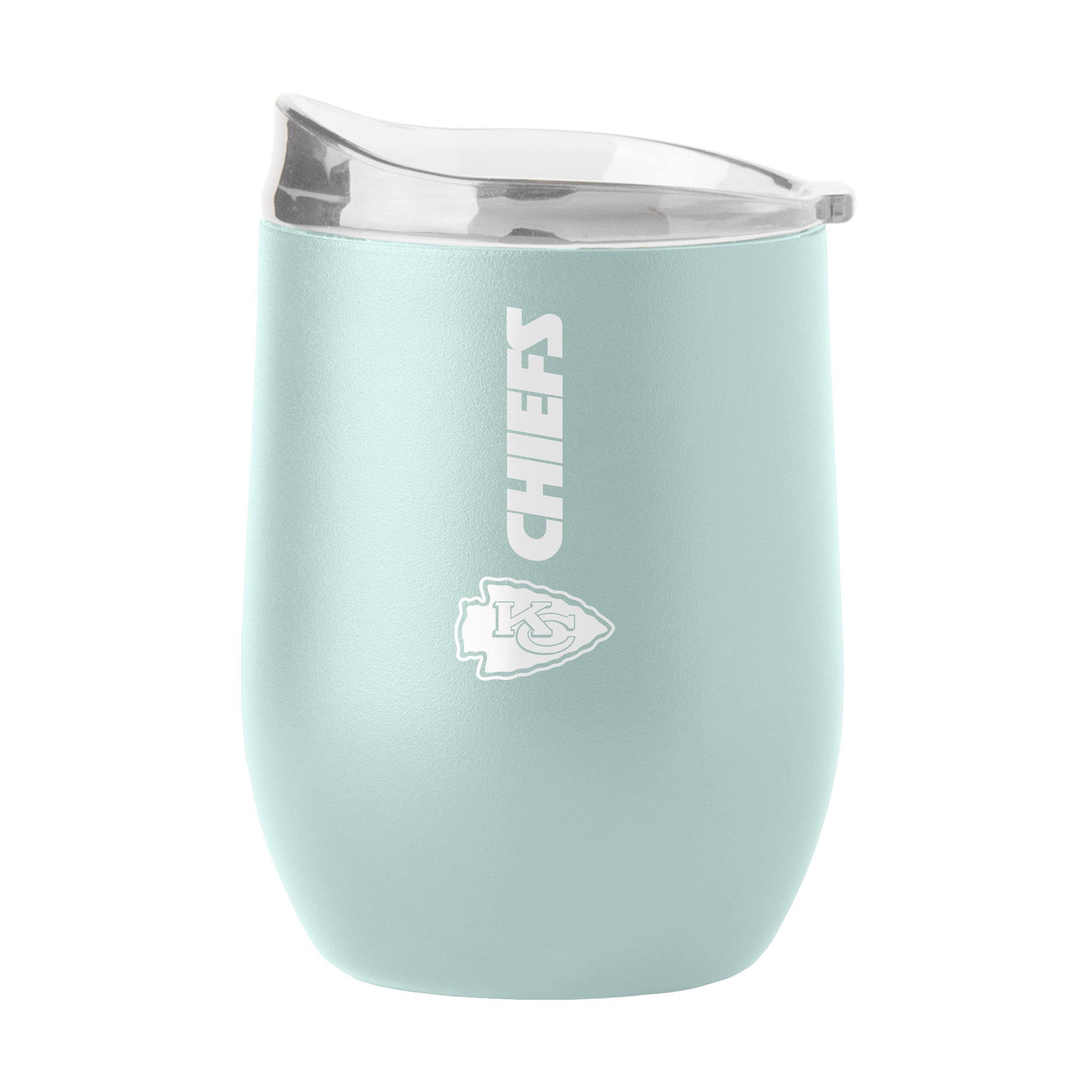 Kansas City Chiefs 16oz Vertical Powder Coat Curved Beverage