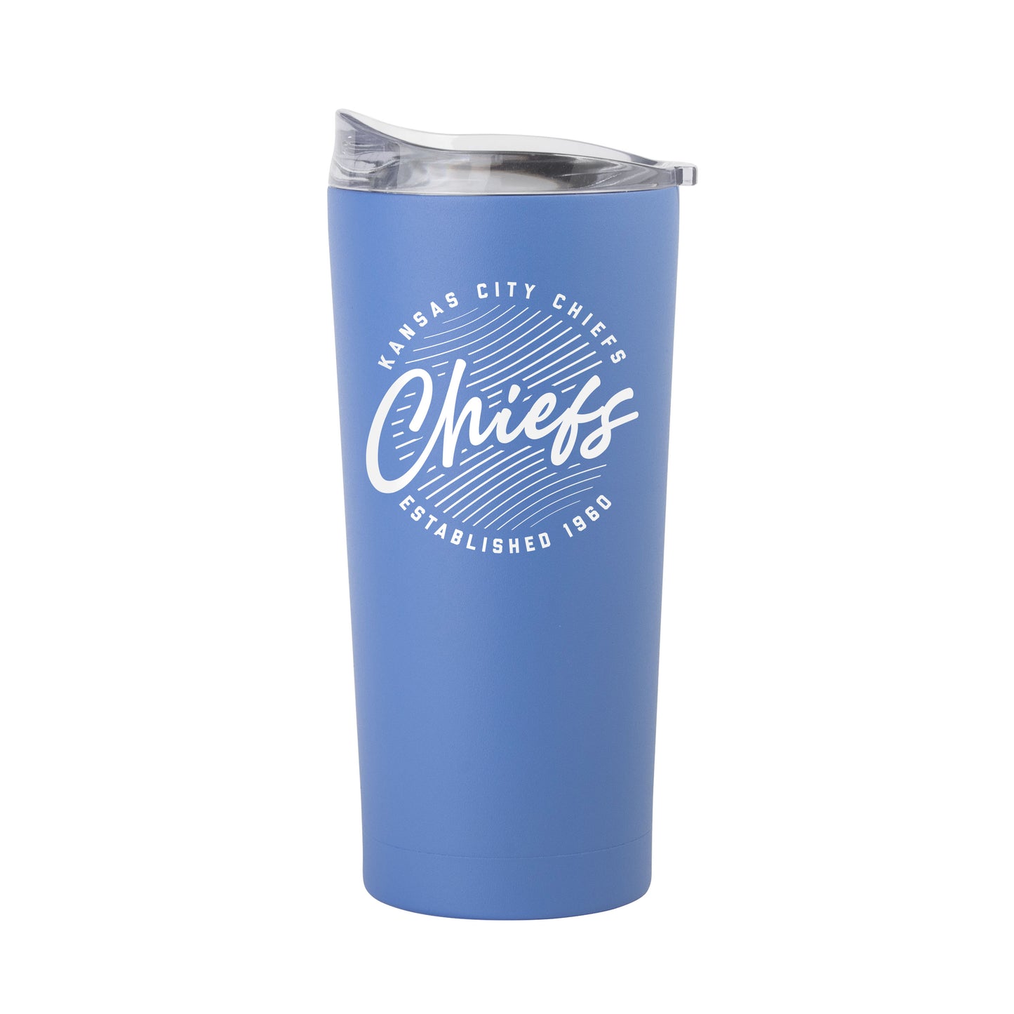 Kansas City Chiefs 20oz Retro Script Arctic Powder Coat Tumbler