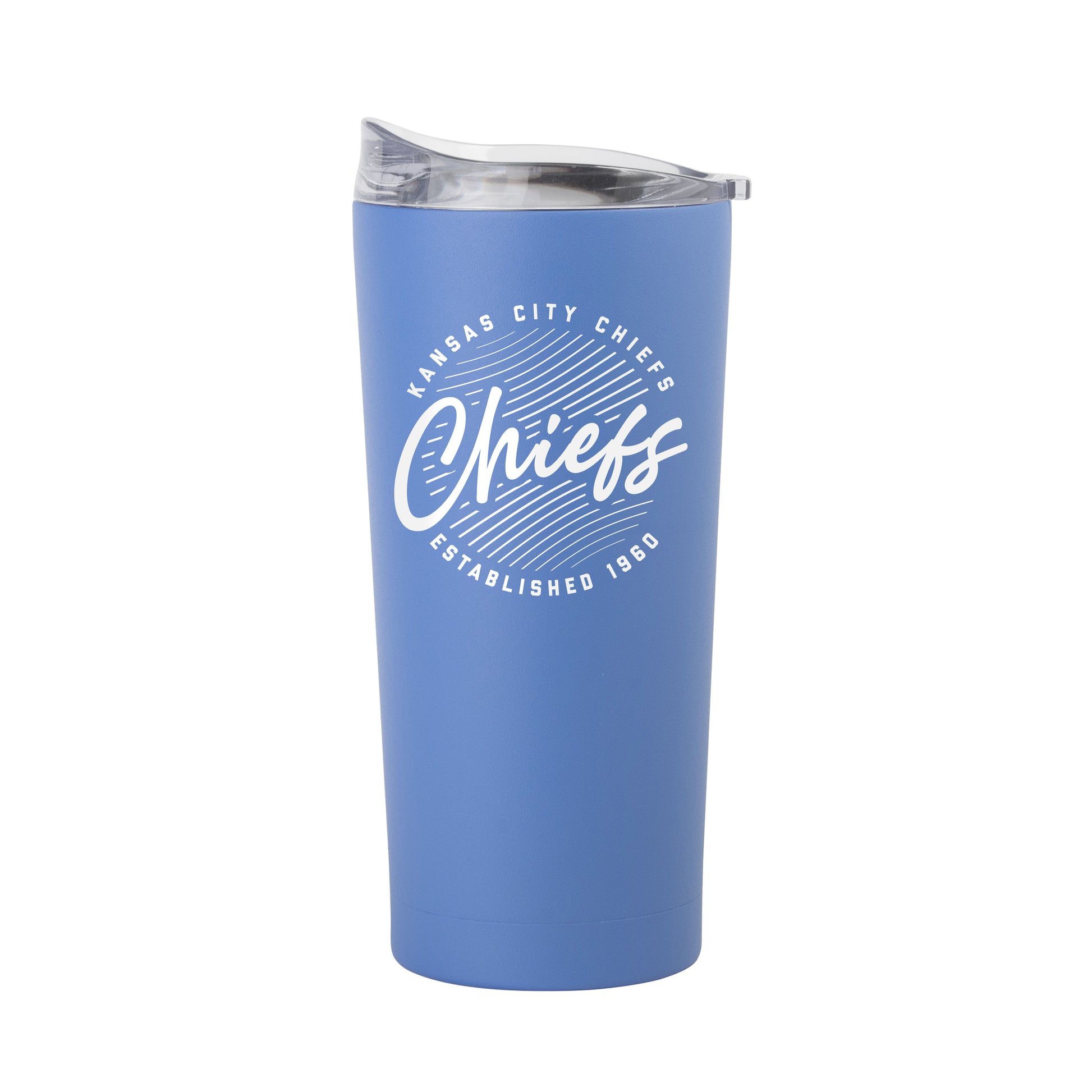Kansas City Chiefs 20oz Retro Script Arctic Powder Coat Tumbler