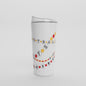 Kansas City Chiefs 20oz Friendship Bracelet Powder Coat Tumbler