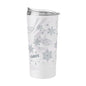 Kansas City Chiefs White 20oz Snow Flurries Powder Coat Tumbler