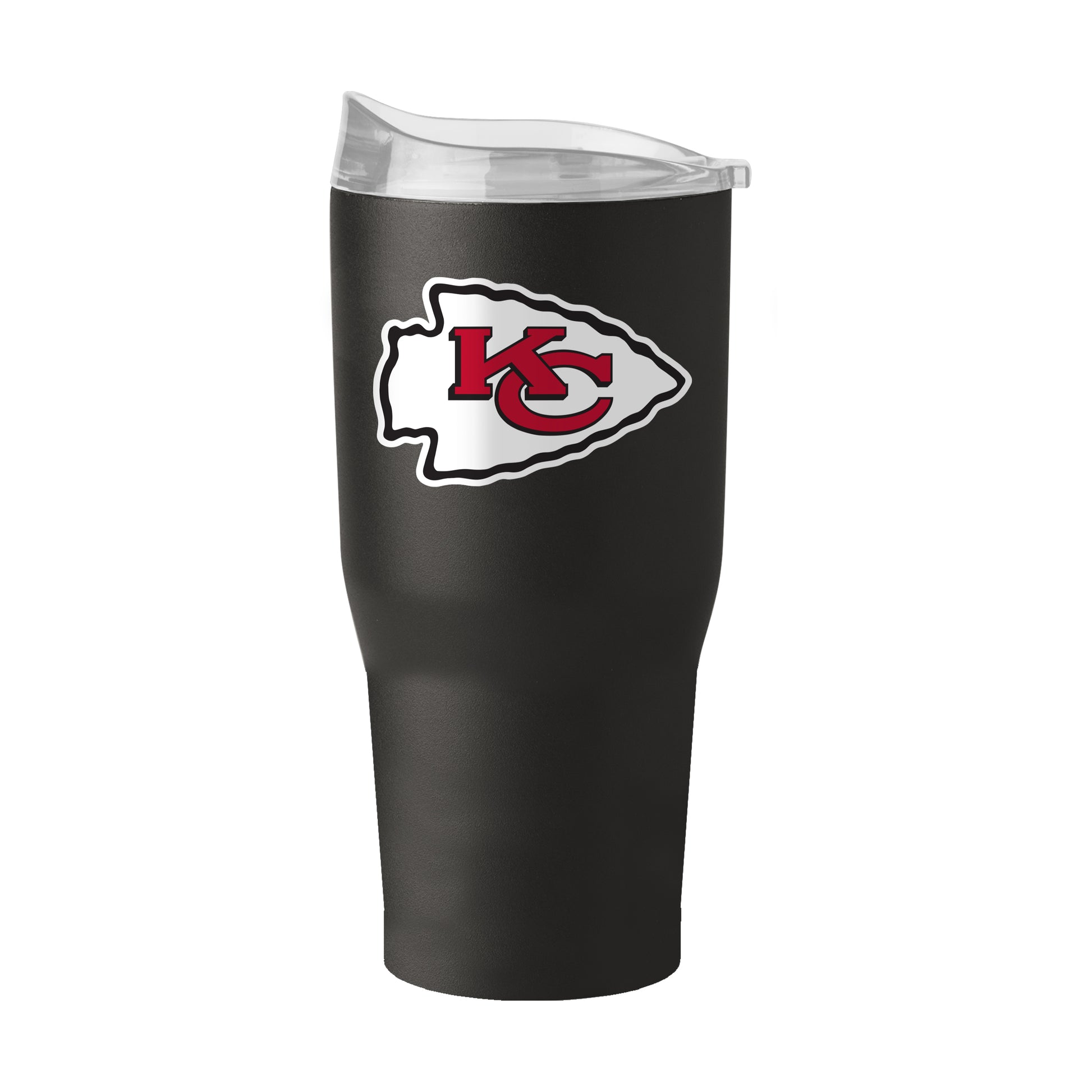 Kansas City Chiefs Black 30oz Flipside Powder Coat Tumbler