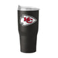 Kansas City Chiefs Black 30oz Flipside Powder Coat Tumbler