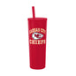 Kansas City Chiefs 30oz Athletic SS Straw Tumbler