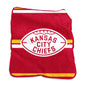 Kansas City Chiefs Stripe Vintage Football Raschel Throw