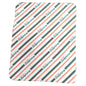 Miami Dolphins Classic Vertical Stripe Fleece Throw