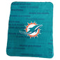 Miami Dolphins Classic Fleece Throw