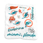 Miami Dolphins Native Raschel Throw