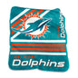 Miami Dolphins Raschel Throw