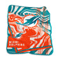 Miami Dolphins Swirl Raschel Throw
