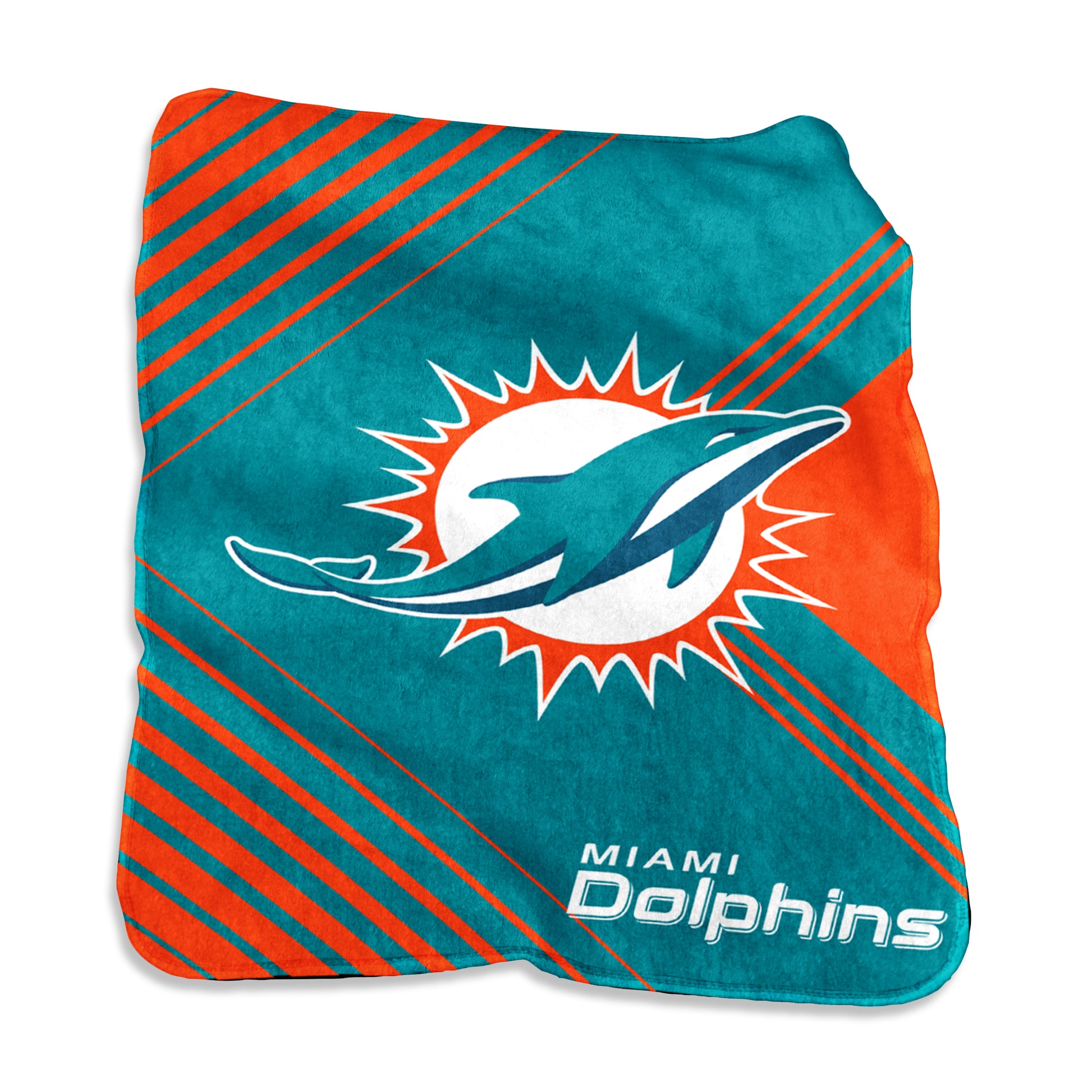Miami Dolphins 60x80 Silicon Valley Raschel Blanket
