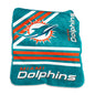 Miami Dolphins 60x80 Raschel Blanket