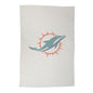 Miami Dolphins Oversized Logo Sublimated Sweatshirt Blanket