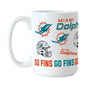 Miami Dolphins 15oz Native Sublimated Mug