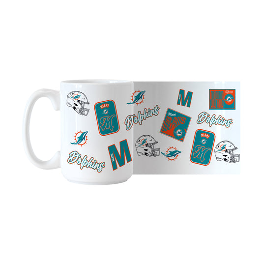 Miami Dolphins 15oz Dreamweave Sublimated Mug