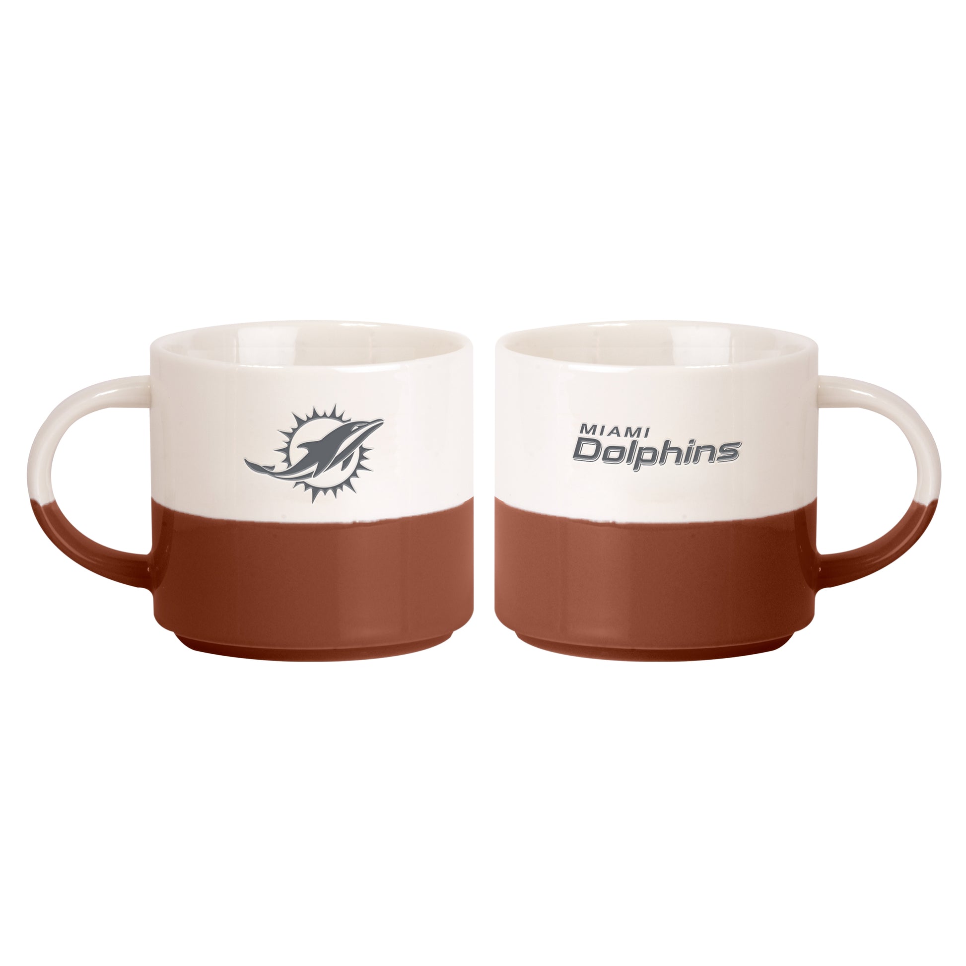 Miami Dolphins 15oz Walmart Holiday Stackable Mug Set