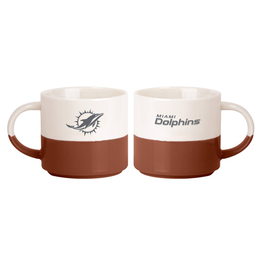 Miami Dolphins 15oz Walmart Holiday Stackable Mug Set