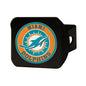TRINITY NFL - Miami Dolphins Color on Black Hitch Cover
