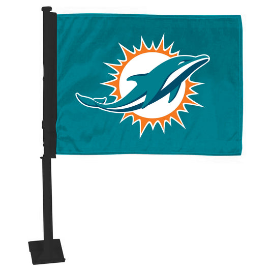 NFL - Miami Dolphins-CARFLAGBLK