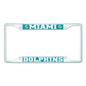 NFL - Miami Dolphins-White License Plate Frame