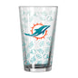 Miami Dolphins 16oz Ombre Playmaker Pint Glass