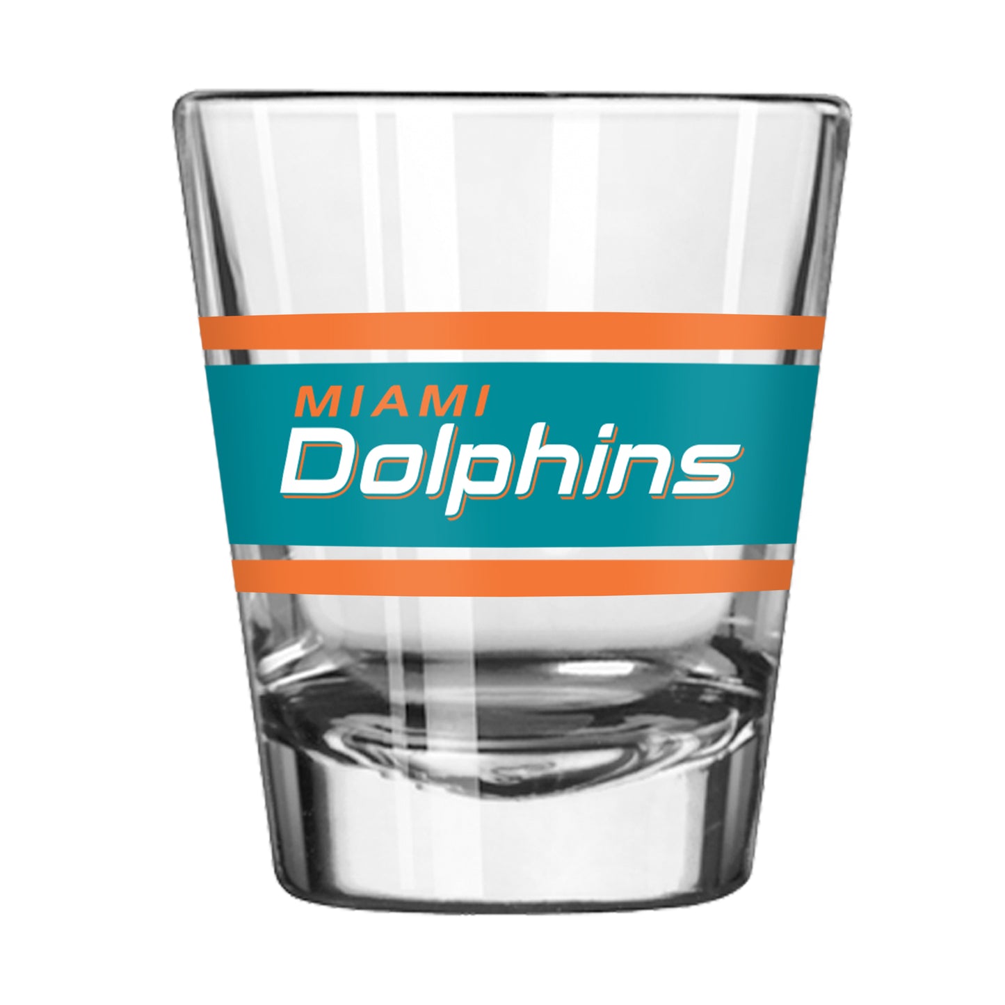 Miami Dolphins 2oz Stripe Shot Glass