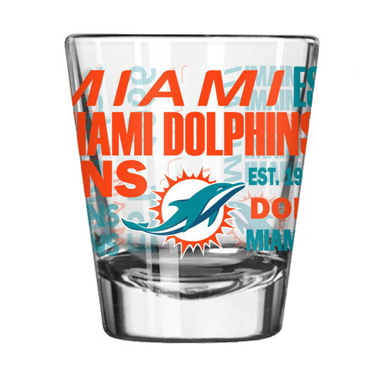 Miami Dolphins Alternate 2oz Spirit Shot Glass