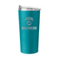 Miami Dolphins 20oz Athletic Etch Powder Coat Tumbler
