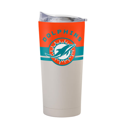 Miami Dolphins 20oz Horizon Powder Coat Tumbler