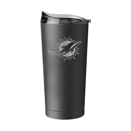 Miami Dolphins Etched 20oz Stainless Tumbler