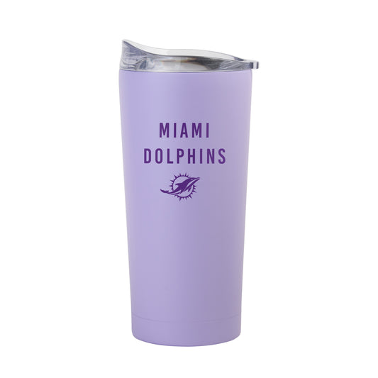 Miami Dolphins 20oz Tonal Lavender Powder Coat Tumbler